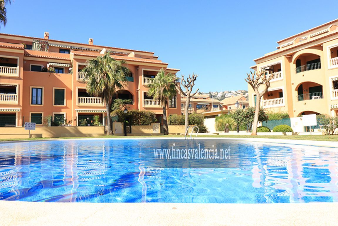 Swimming pool of Apartment to rent in Jávea / Xàbia  with Air Conditioner, Heating and Private garden