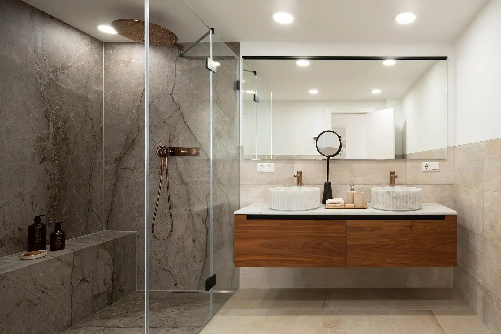 Bathroom of Apartments for sale in Calvià  with Air Conditioner, Heating and Terrace