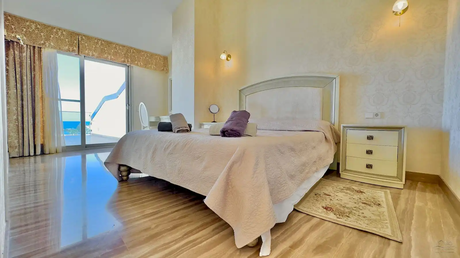 Dormitori de Apartament en venda en Jávea / Xàbia amb Aire condicionat, Calefacció i Jardí privat