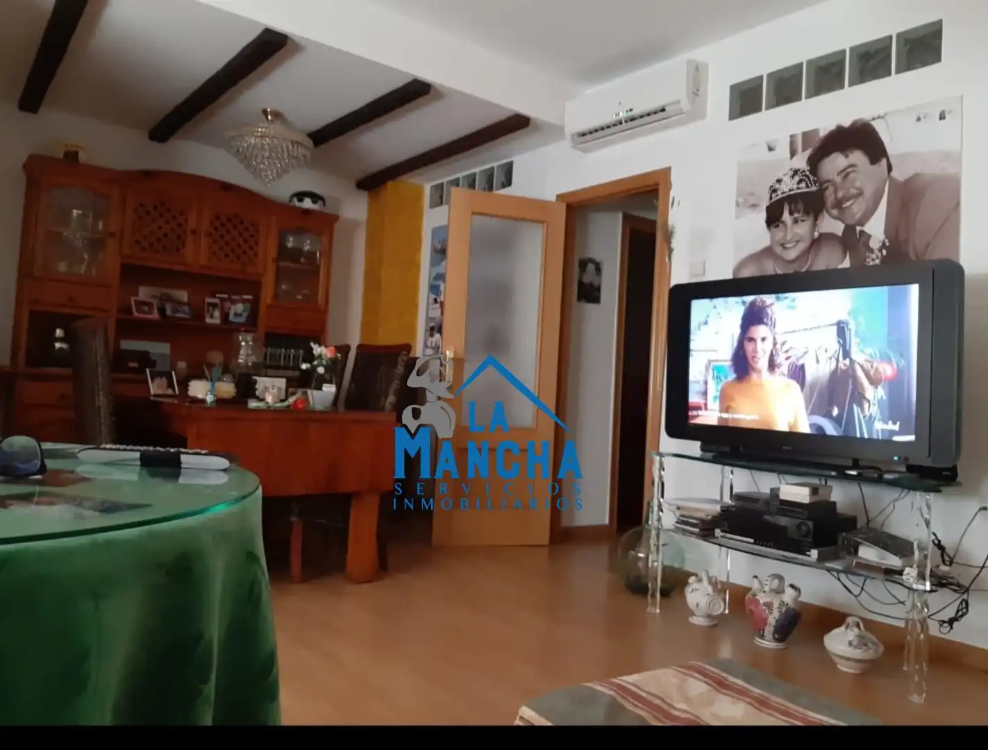 Sala d'estar de Casa adosada en venda en Pozohondo amb Aire condicionat, Calefacció i Terrassa