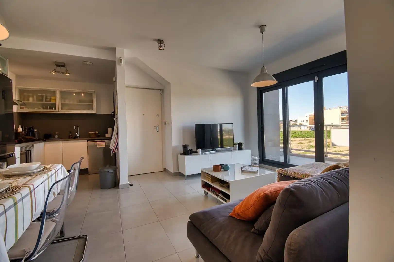 Sala d'estar de Àtic en venda en Pilar de la Horadada amb Aire condicionat, Calefacció i Terrassa