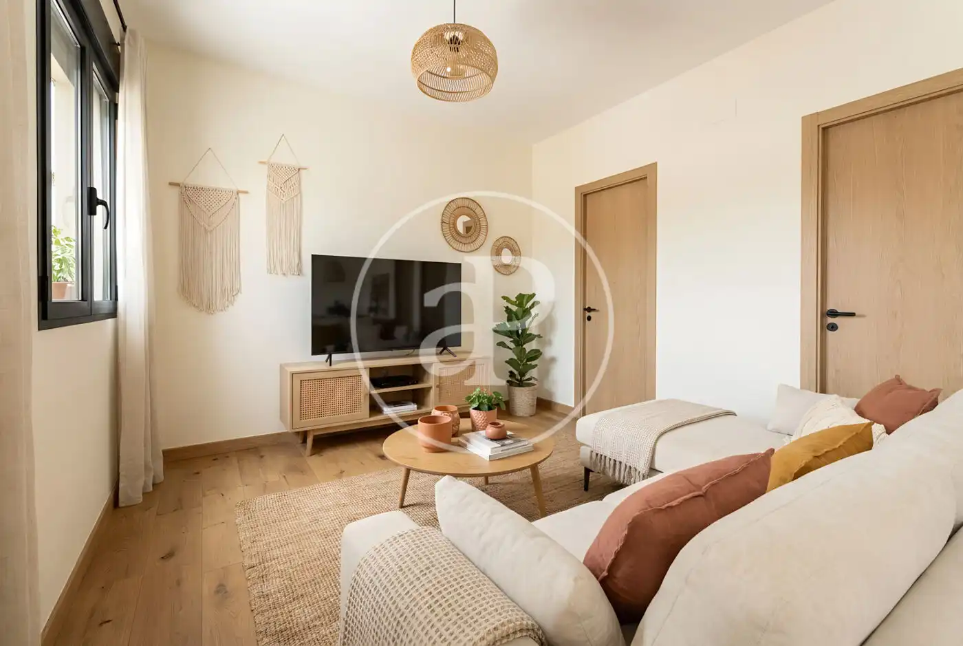 Sala de estar de Piso en venta en Madrid con Aire acondicionado, Calefacción y Amueblado