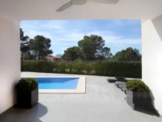 Piscina de Àtic de lloguer en Altea amb Aire condicionat, Jardí privat i Traster