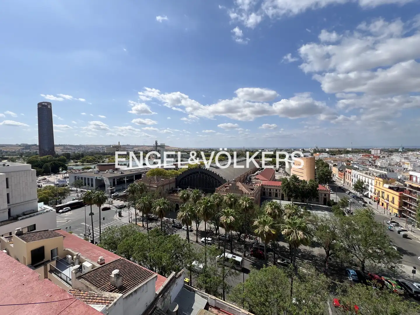 Exterior view of Flat for sale in Sevilla  with Air Conditioner and Heating