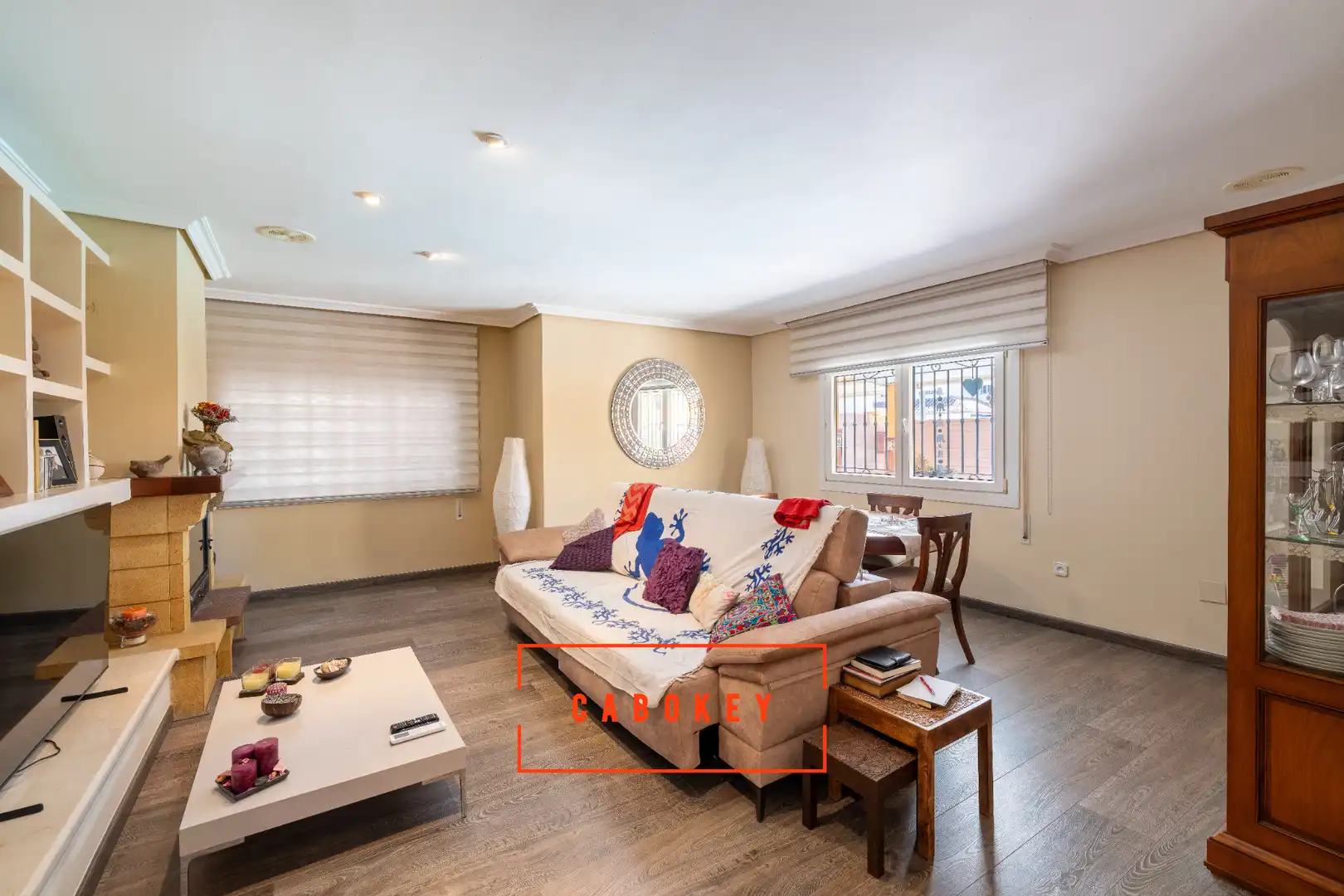 Sala de estar de Casa o chalet en venta en Huércal de Almería con Aire acondicionado, Calefacción y Jardín privado