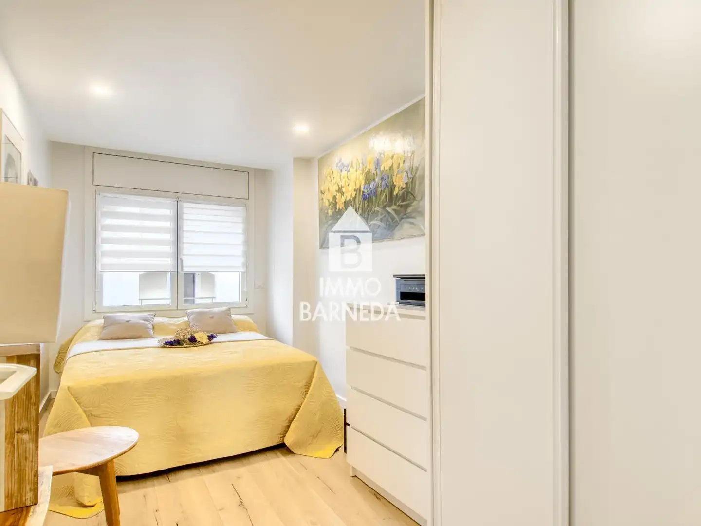 Schlafzimmer von Wohnung zum Verkauf in Empuriabrava mit Klimaanlage, Heizung und Terrasse