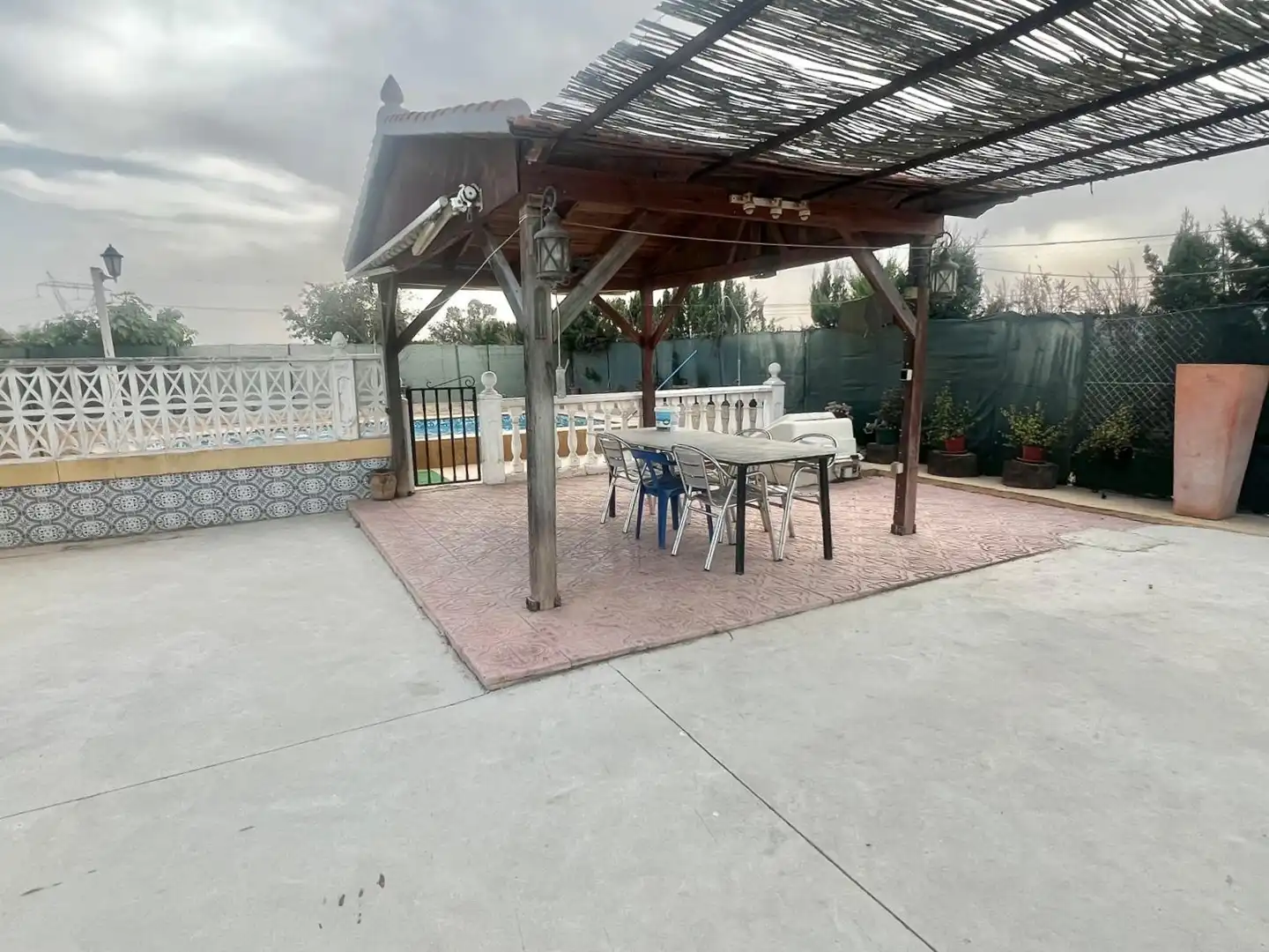 Terrace of Country homes for sale in Elche / Elx  with Swimming Pool