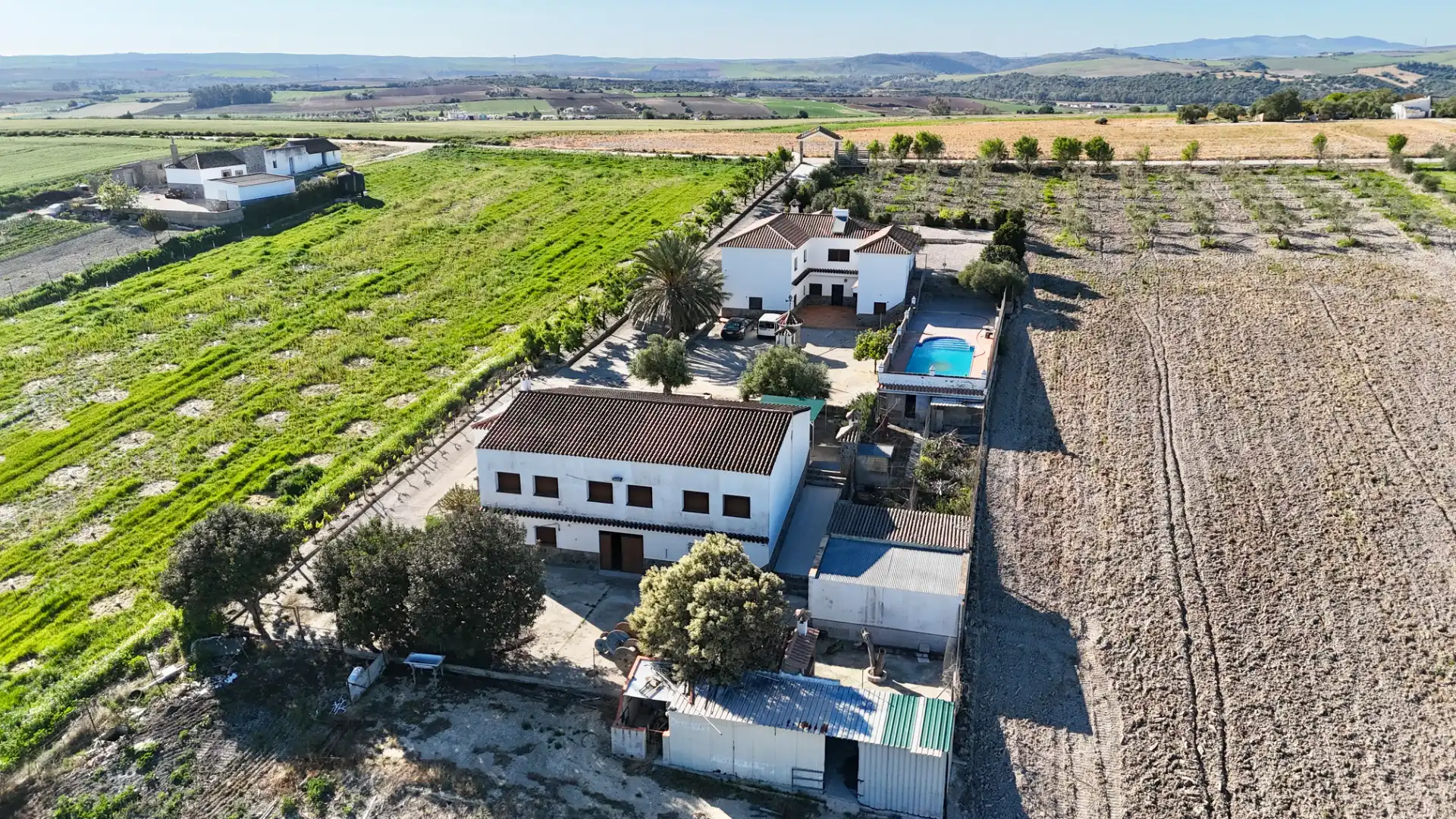 Außenansicht von Country house zum Verkauf in Arcos de la Frontera mit Klimaanlage, Heizung und Privatgarten