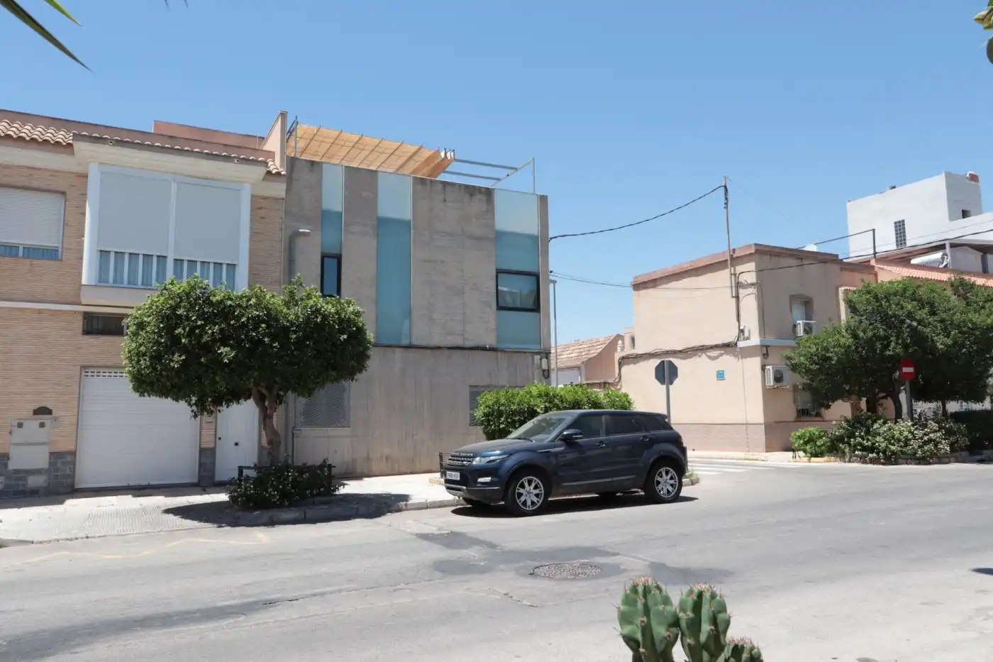 Vista exterior de Casa o chalet en venta en Cartagena con Aire acondicionado, Terraza y Piscina