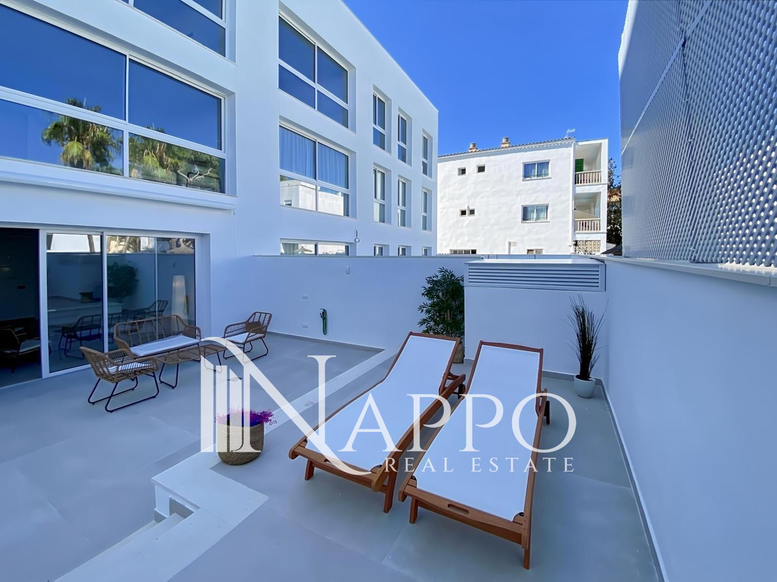 Terrace of Flat to rent in Ses Salines  with Air Conditioner, Heating and Terrace