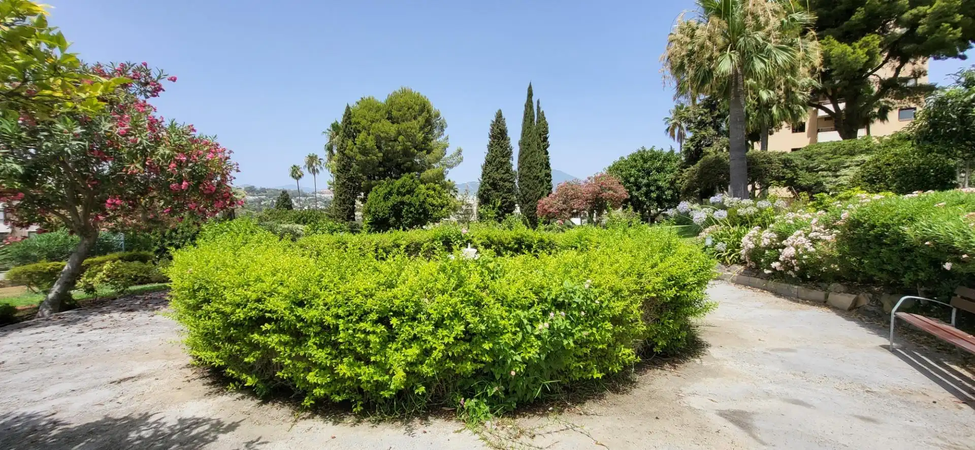 Garden of Flat for rent in Marbella  with Air Conditioner, Heating and Terrace