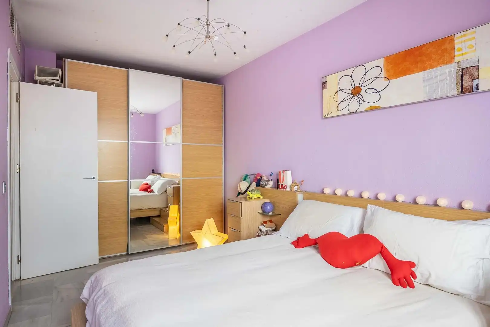 Bedroom of Duplexes for sale in Dos Hermanas  with Air Conditioner, Terrace and Community pool