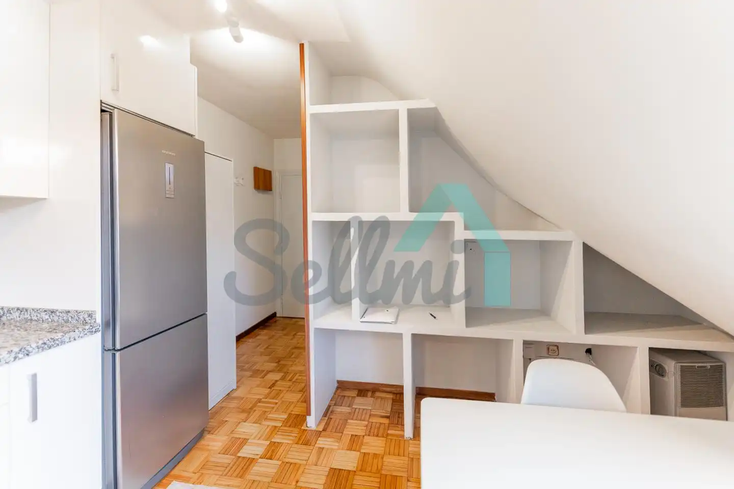 Kitchen of Flat for rent in Oviedo   with Parquet flooring and Furnished