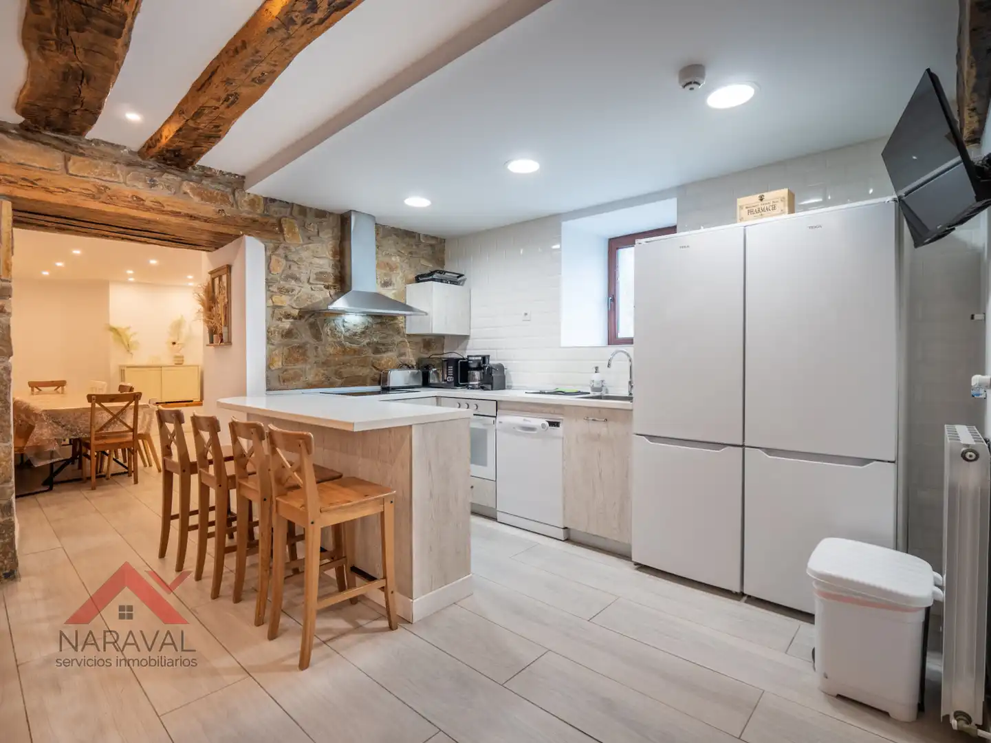 Cuina de Casa o xalet en venda en Valdegovia / Gaubea amb Calefacció, Jardí privat i Terrassa