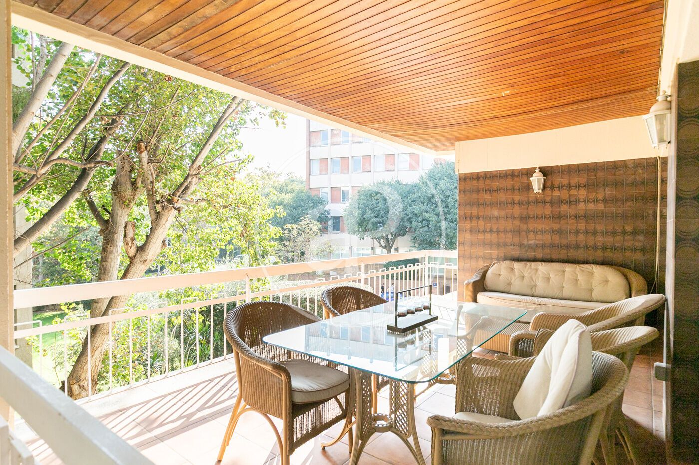 Terrace of Flat for sale in  Barcelona Capital  with Heating, Private garden and Terrace