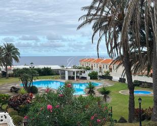 Garten von Maisonette miete in Breña Baja mit Terrasse und Schwimmbad