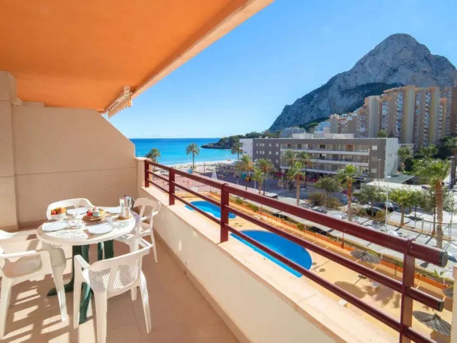 Bedroom of Study for share in Calpe / Calp  with Air Conditioner, Terrace and Furnished