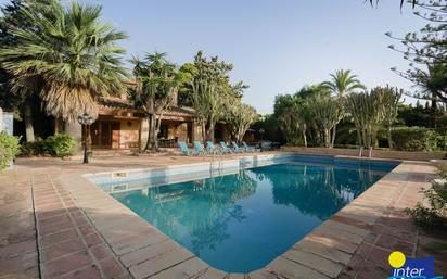 Swimming pool of House or chalet for sale in Benissa  with Air Conditioner, Terrace and Swimming Pool