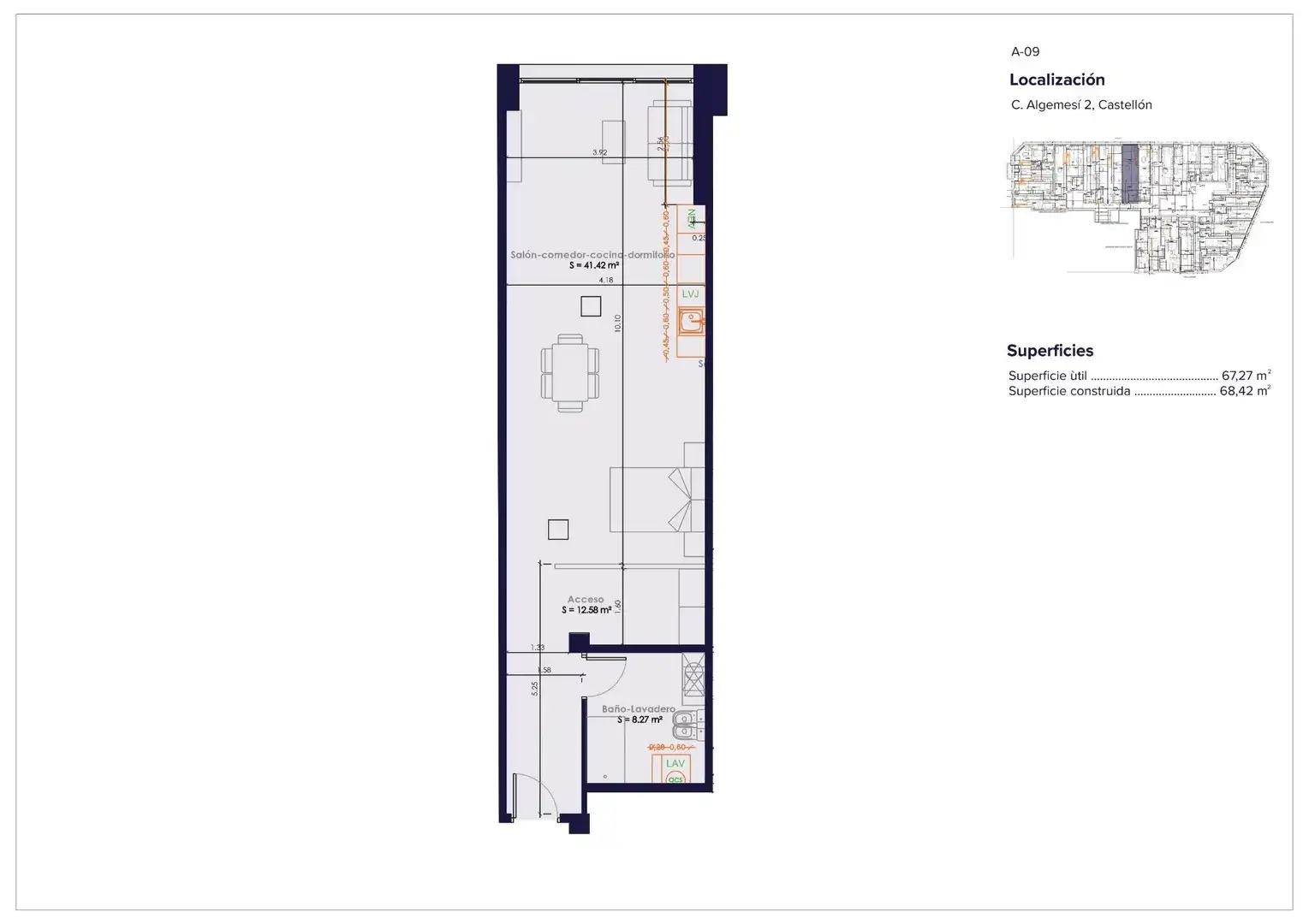 Schlafzimmer von Loft zum Verkauf in Castellón de la Plana / Castelló de la Plana