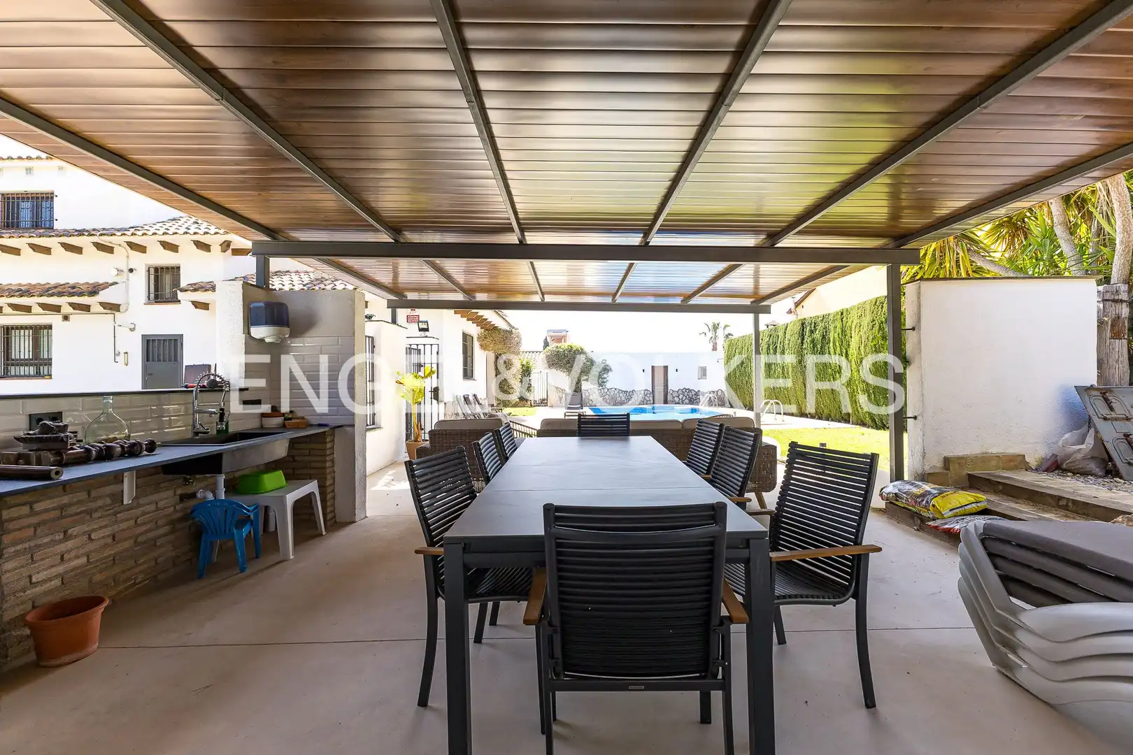 Terraza de Casa o chalet en venta en El Vendrell con Aire acondicionado, Calefacción y Jardín privado