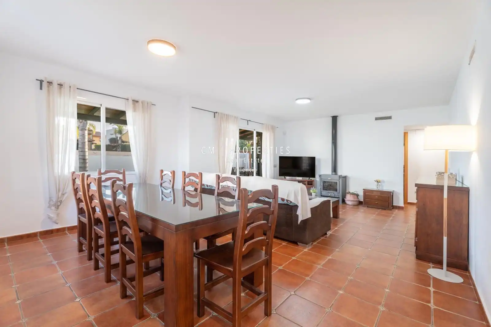 Dining room of Houses for rent in Riba-roja de Túria  with Air Conditioner, Heating and Terrace