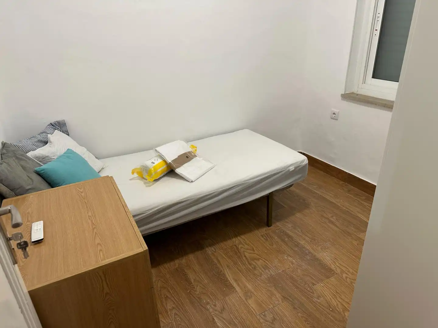 Schlafzimmer von Wohnung zur Miete in Murcia mit Möbliert