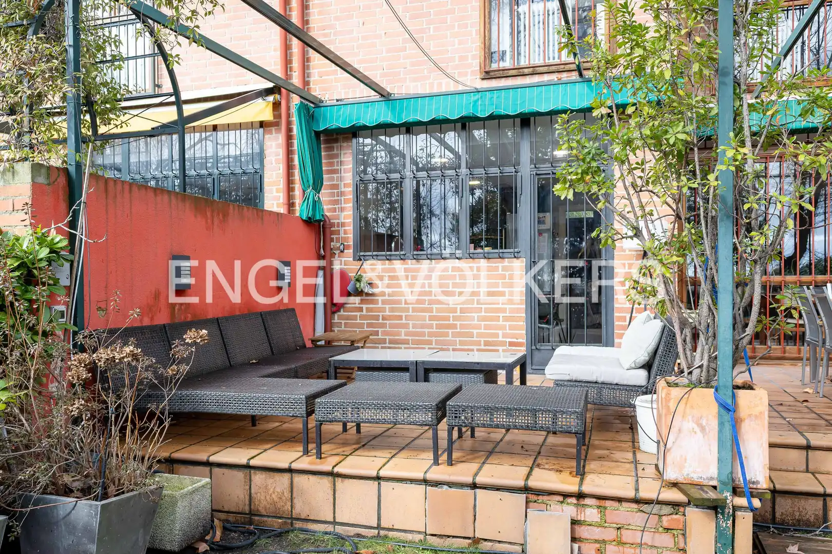 Terrace of Country homes for rent in Madrid  with Air Conditioner, Heating and Private garden
