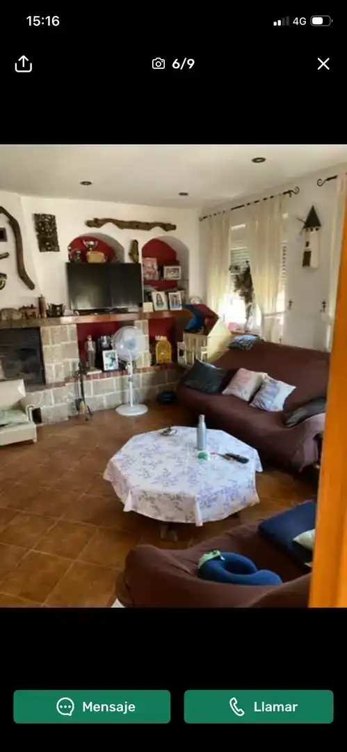 Sala d'estar de Finca rústica en venda en La Colilla amb Aire condicionat, Piscina i Balcó