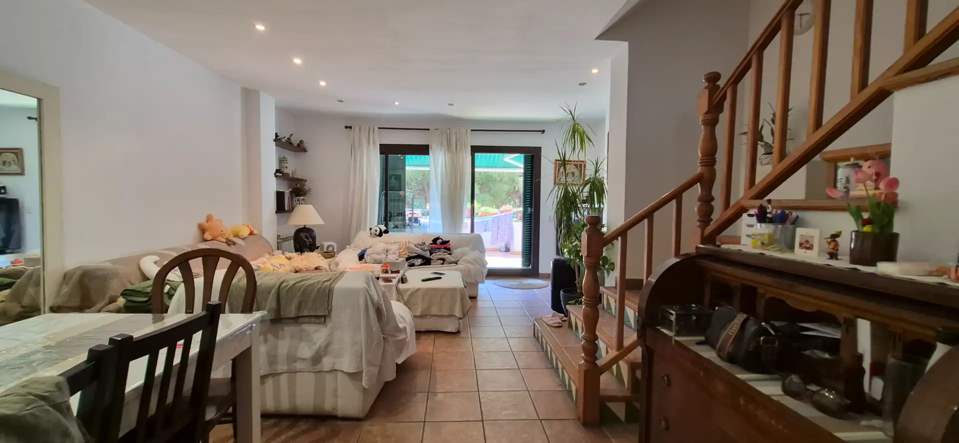 Sala d'estar de Casa adosada en venda en Palafrugell amb Calefacció, Terrassa i Balcó