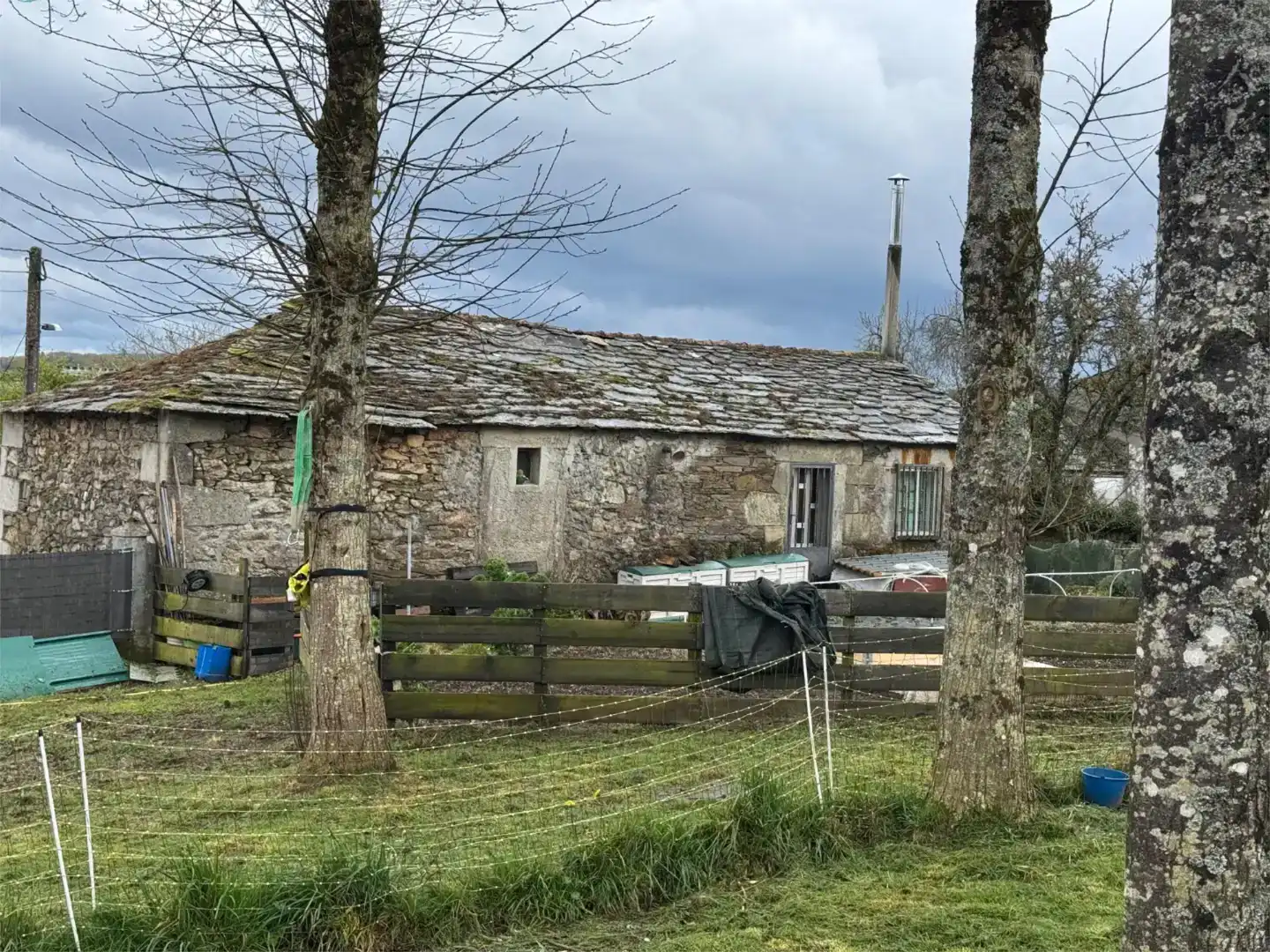 Vista exterior de Casa adosada en venta en Lugo con Jardín privado