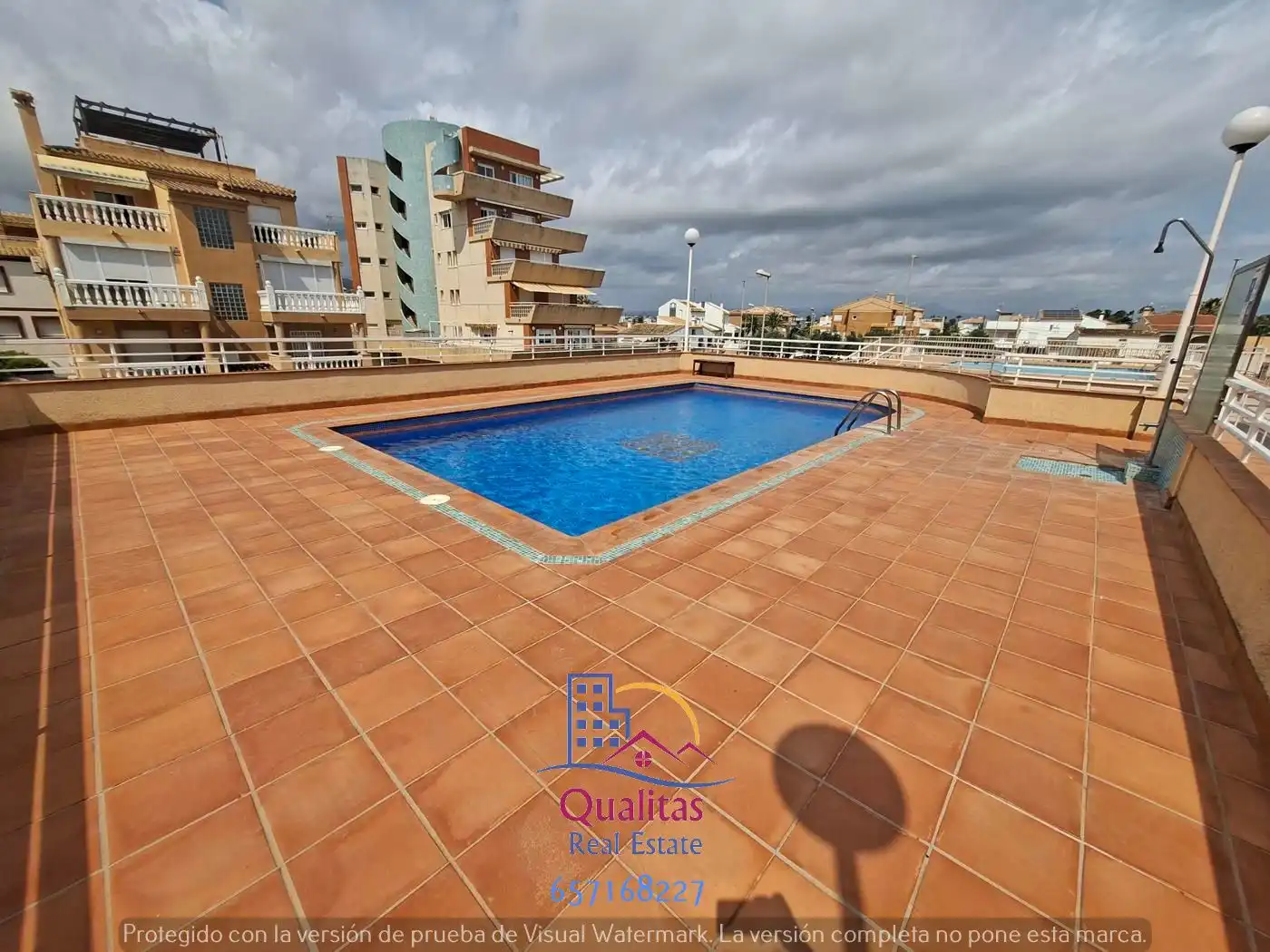 Piscina de Apartamento de alquiler en Oliva con Aire acondicionado, Calefacción y Terraza