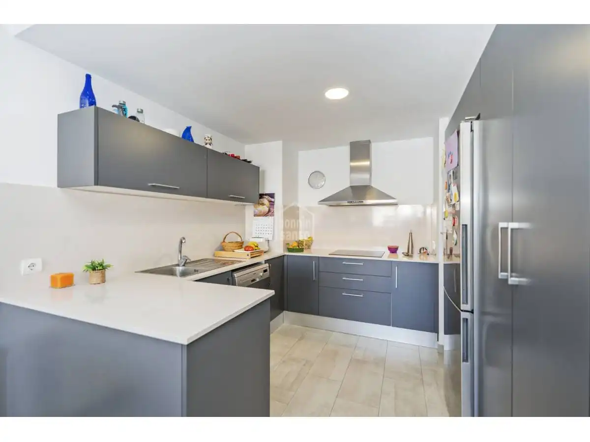 Cocina de Apartamento en venta en Maó - Mahón con Calefacción, Terraza y Piscina