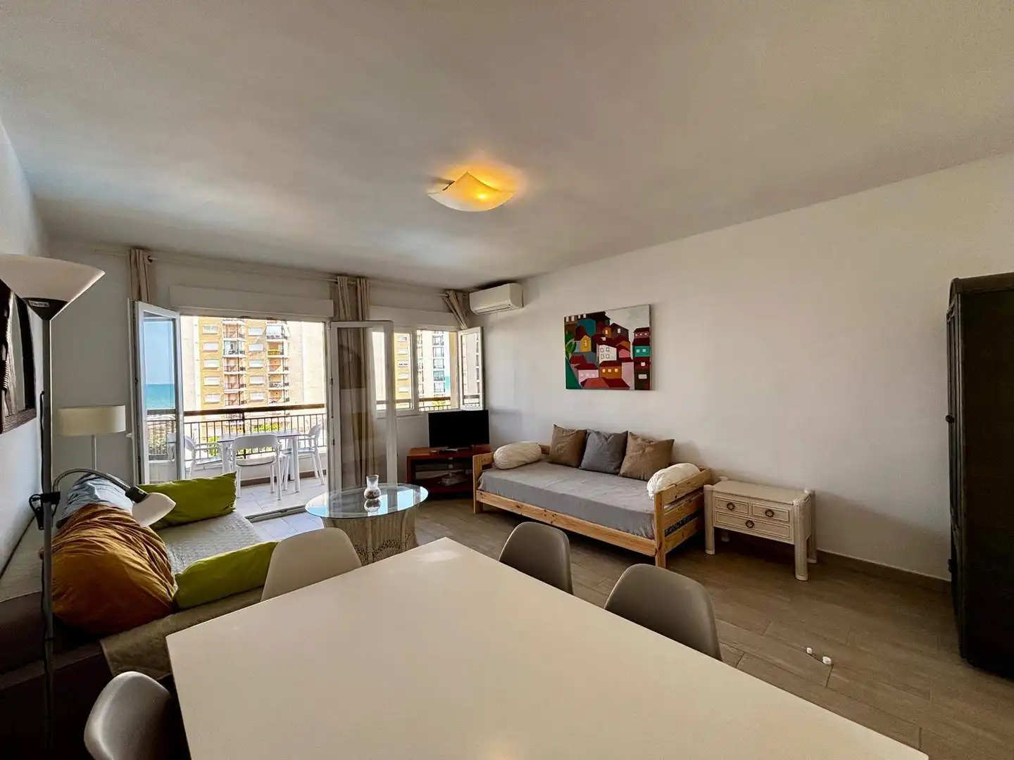 Sala d'estar de Apartament en venda en Gandia amb Jardí privat, Terrassa i Balcó
