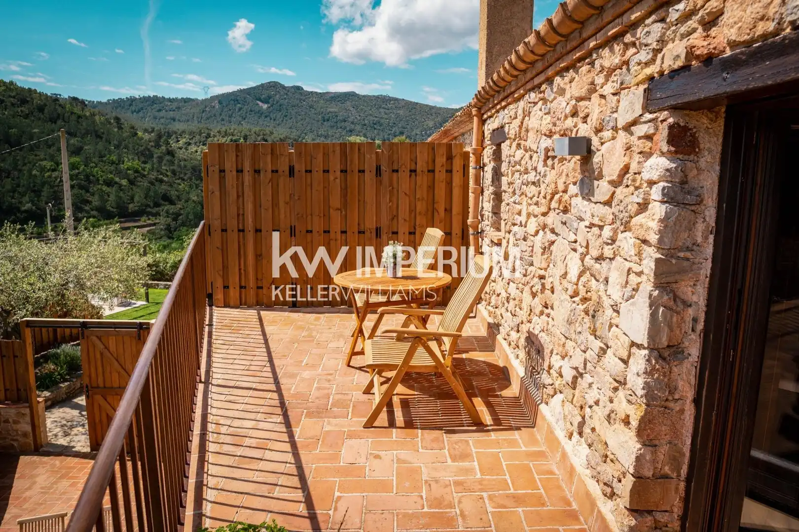 Terrassa de Casa o xalet en venda en Colldejou amb Aire condicionat, Jardí privat i Terrassa