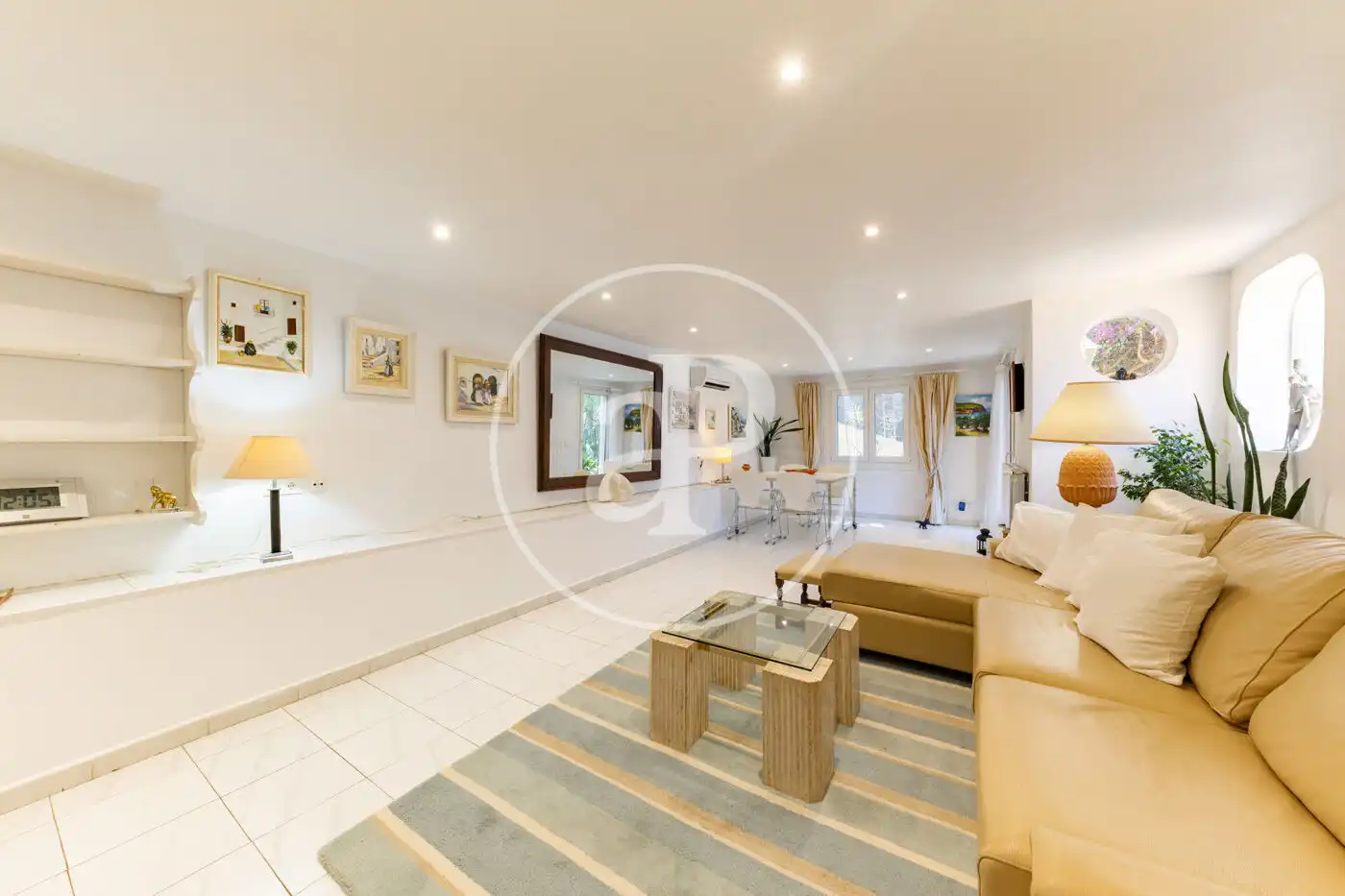 Living room of Flat for rent in Calvià  with Air Conditioner, Heating and Private garden