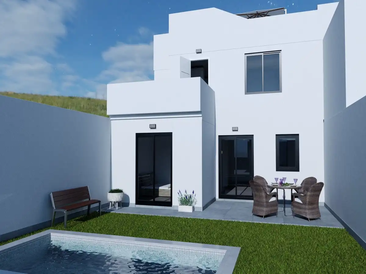 Vista exterior de Casa o chalet en venta en Cartagena con Jardín privado y Piscina