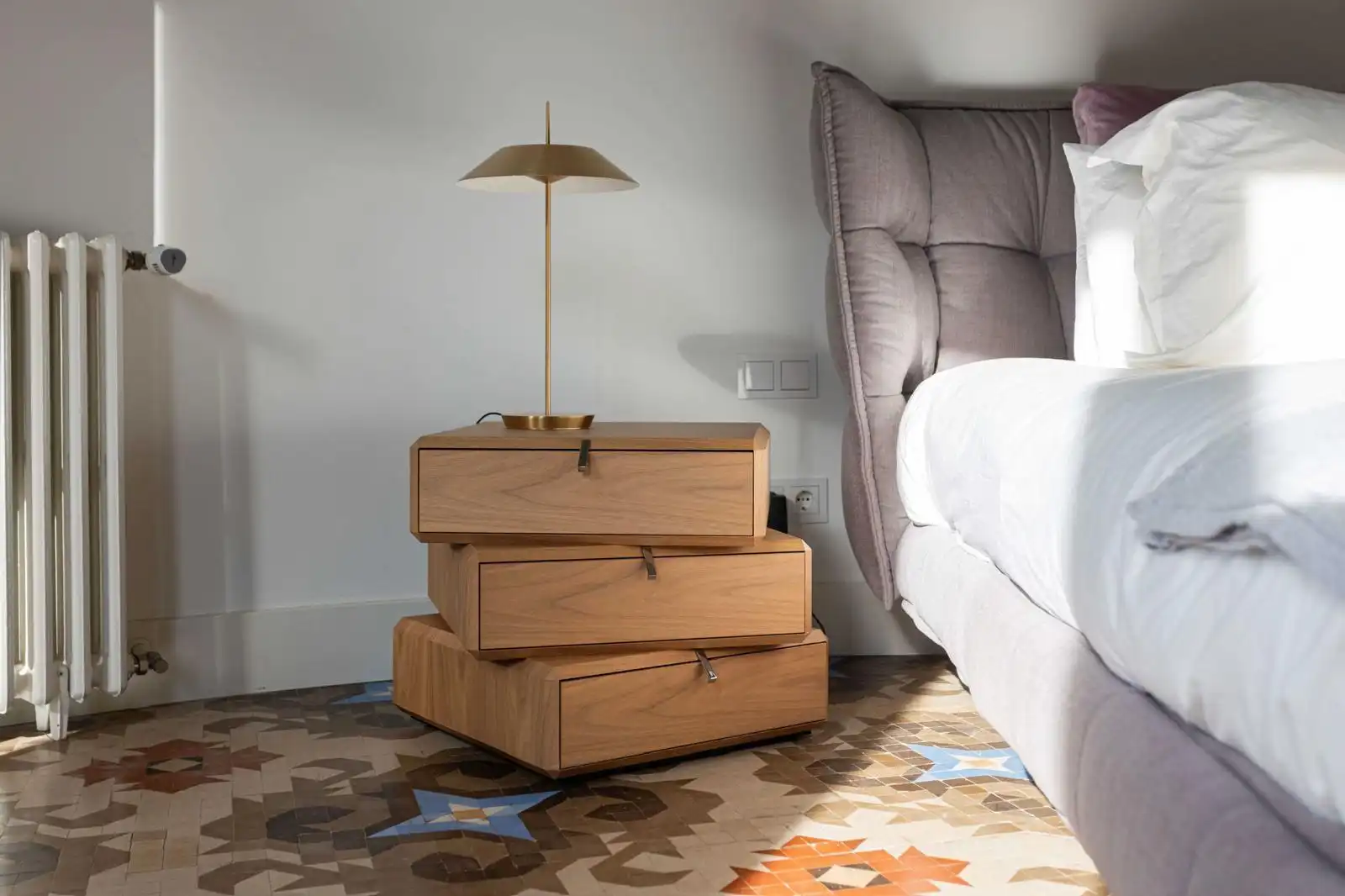 Schlafzimmer von Wohnung zur Miete in Barcelona mit Klimaanlage, Heizung und Terrasse