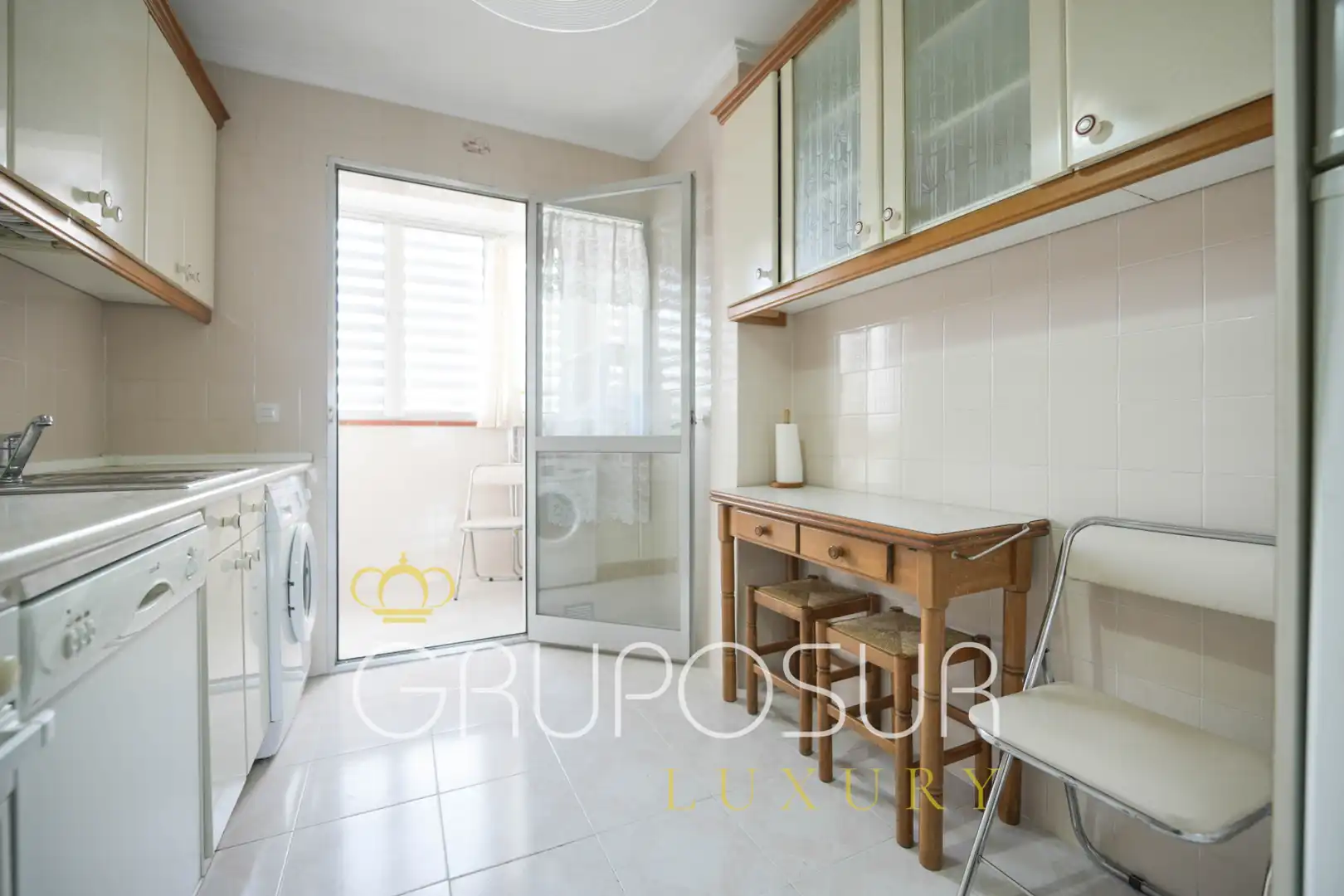 Küche von Wohnung zum Verkauf in Valladolid mit Heizung, Privatgarten und Parkett