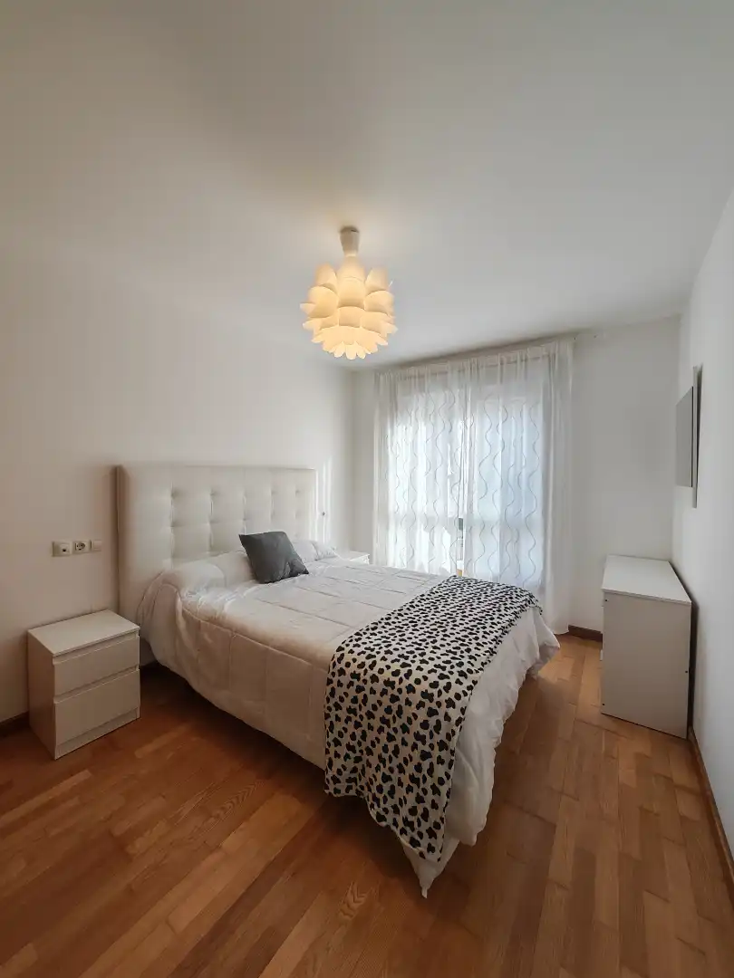 Bedroom of Flat for rent in Fisterra  with Storage room, Furnished and Oven