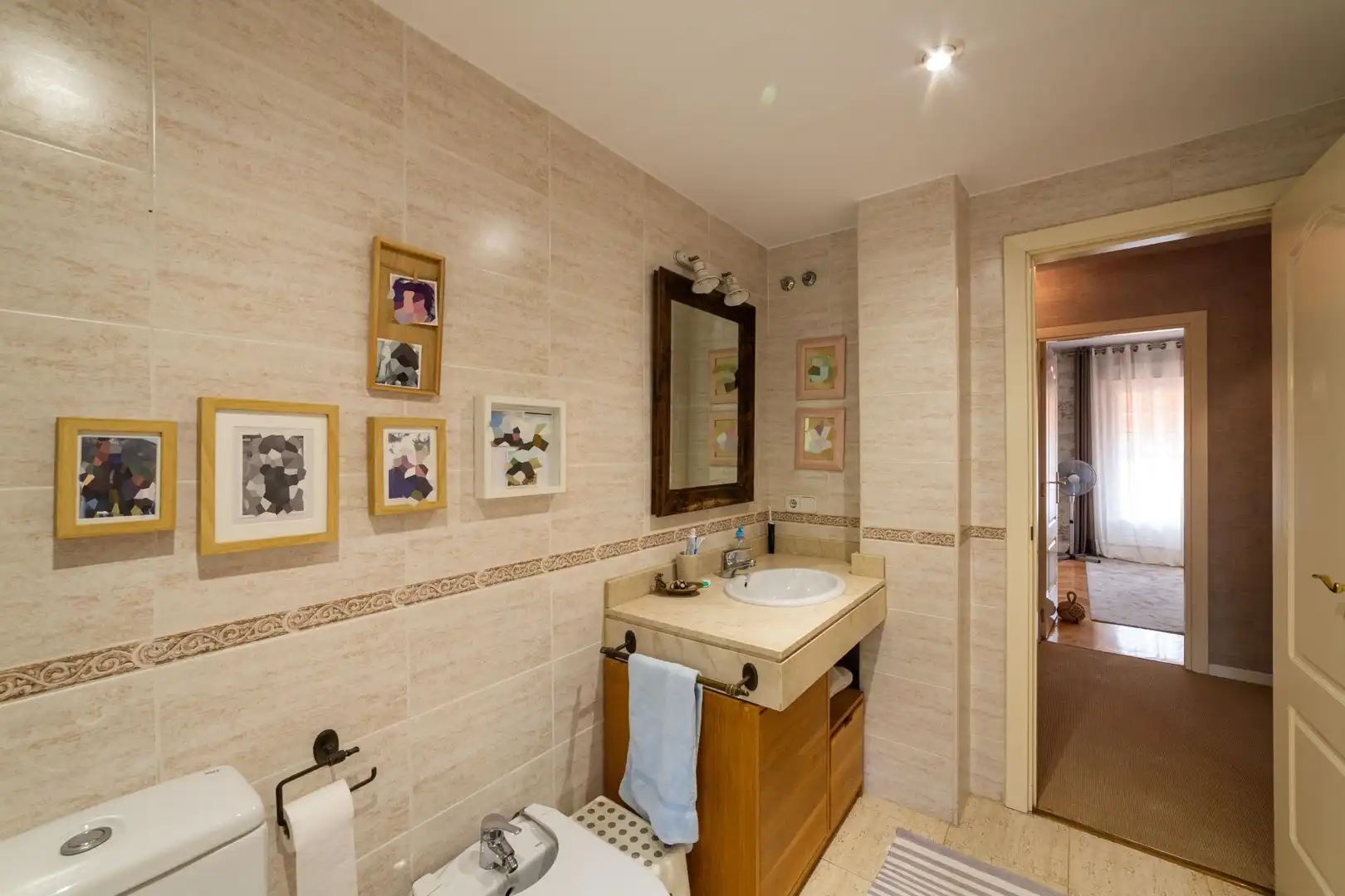 Baño de Casa adosada en venta en Simancas con Calefacción, Jardín privado y Alarma