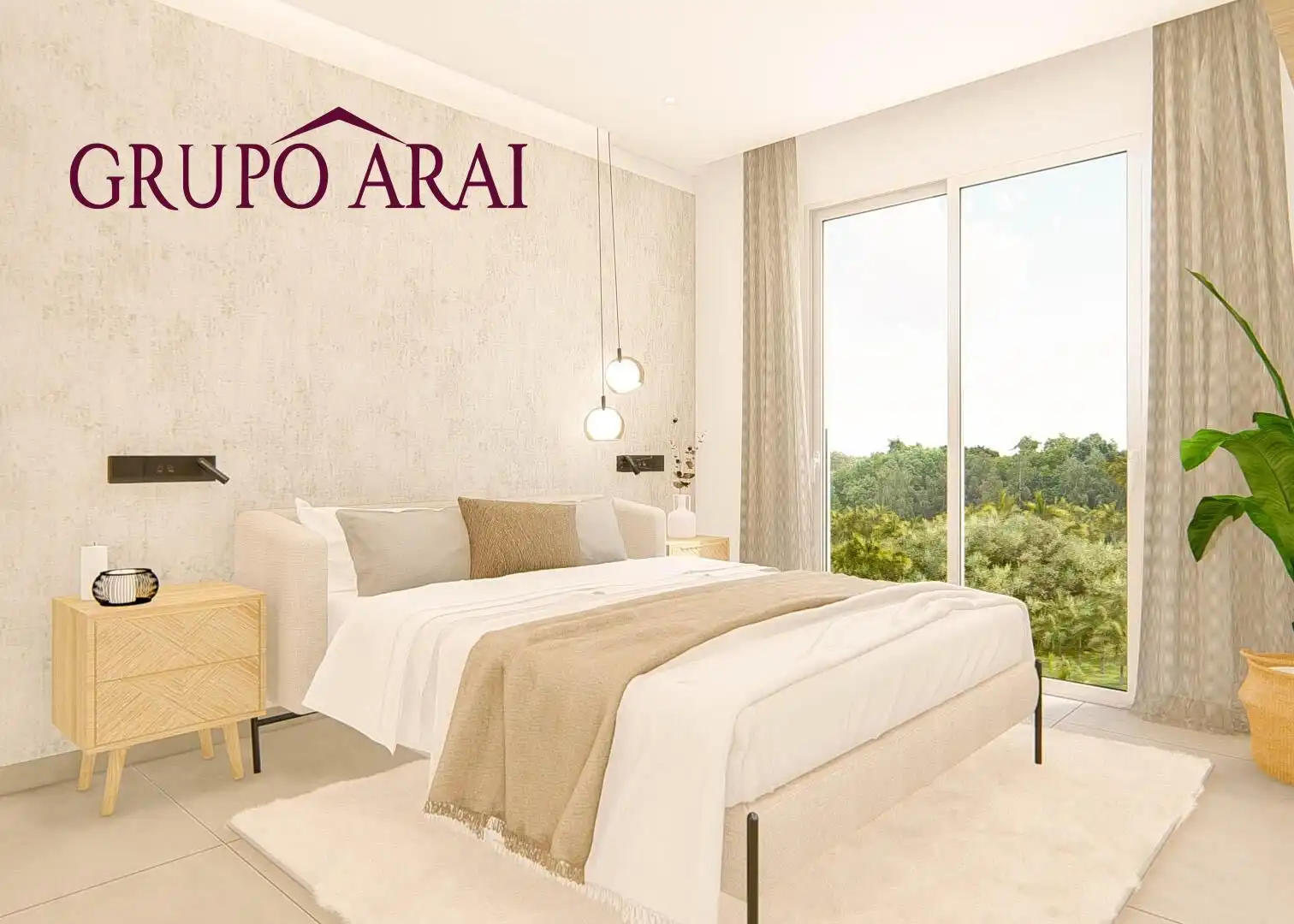 Bedroom of Flat for sale in Guardamar del Segura  with Air Conditioner, Heating and Private garden