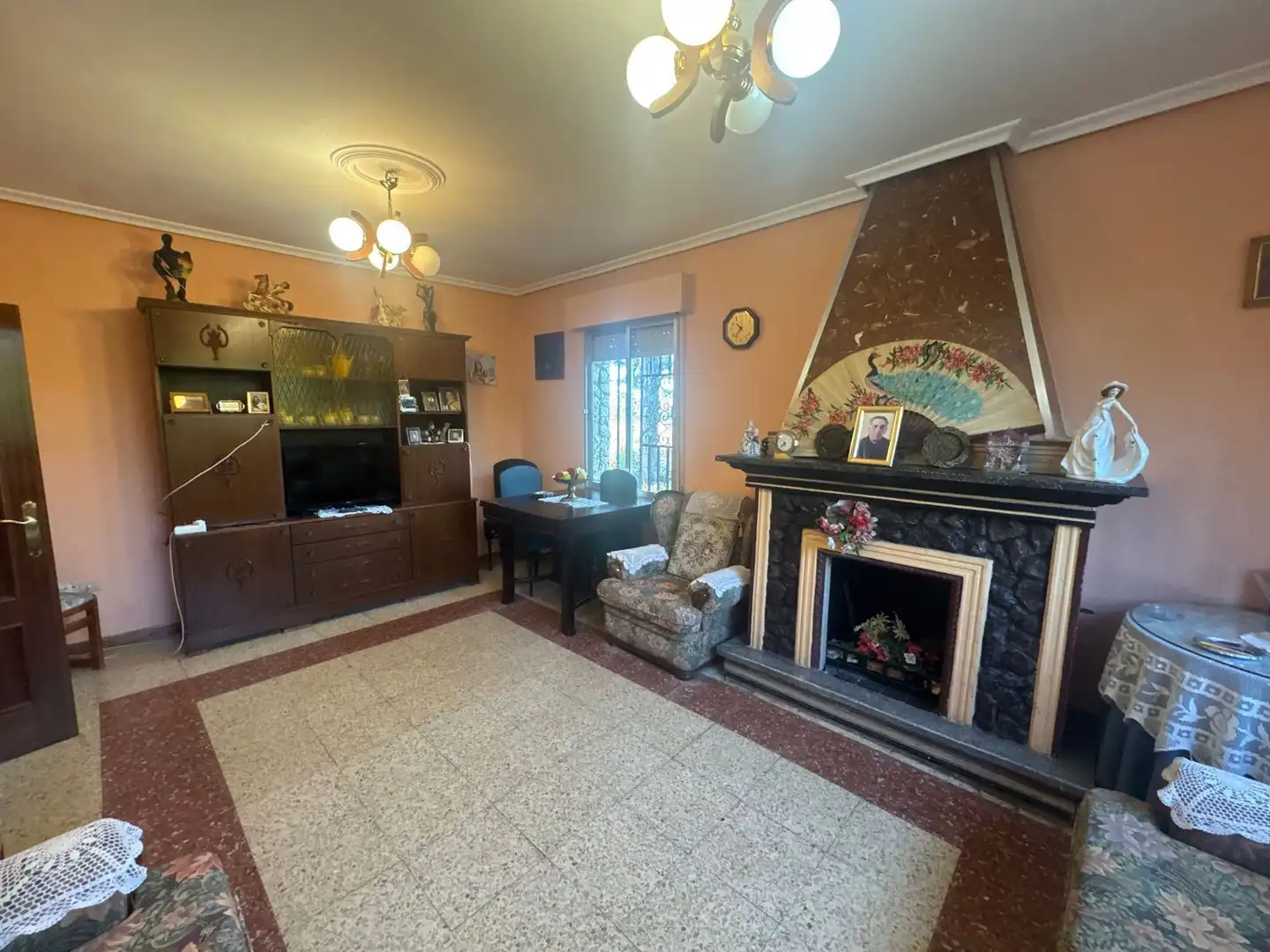 Sala de estar de Casa o chalet en venta en Villanueva de Duero con Jardín privado, Terraza y Trastero