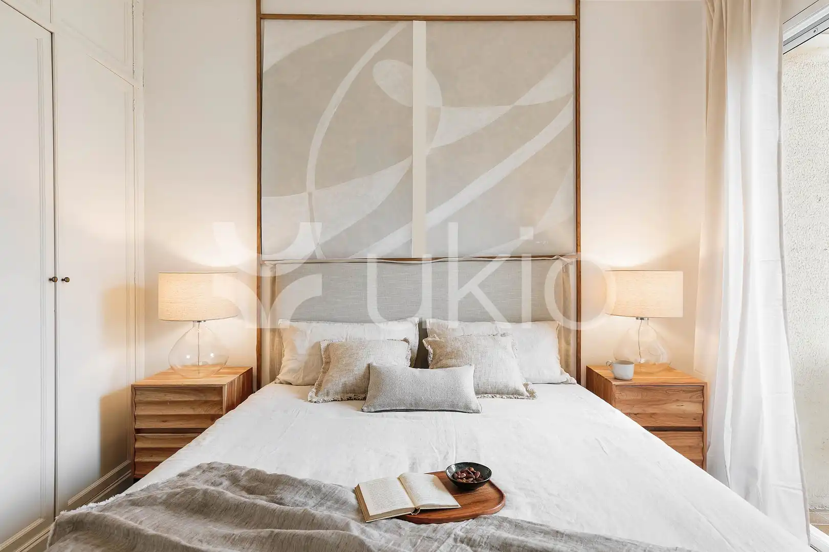 Habitación de Apartamento de alquiler en Barcelona con Aire acondicionado, Calefacción y Amueblado