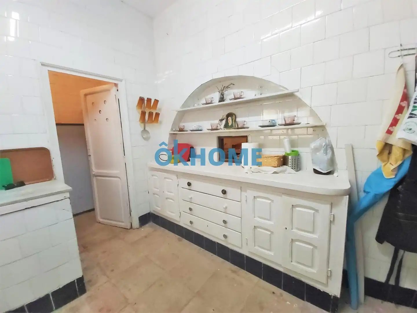 Cocina de Finca rústica en venta en Náquera con Jardín privado, Terraza y Piscina