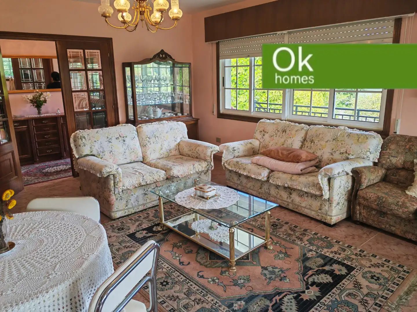 Living room of Houses for sale in Coirós  with Heating, Private garden and Terrace