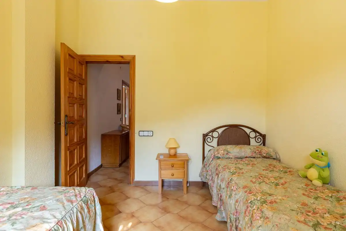 Schlafzimmer von Country house zum Verkauf in Mogente / Moixent mit Klimaanlage, Heizung und Terrasse