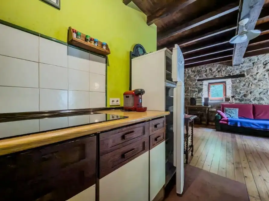 Cocina de Casa o chalet en venta en Pesaguero con Calefacción, Terraza y Amueblado