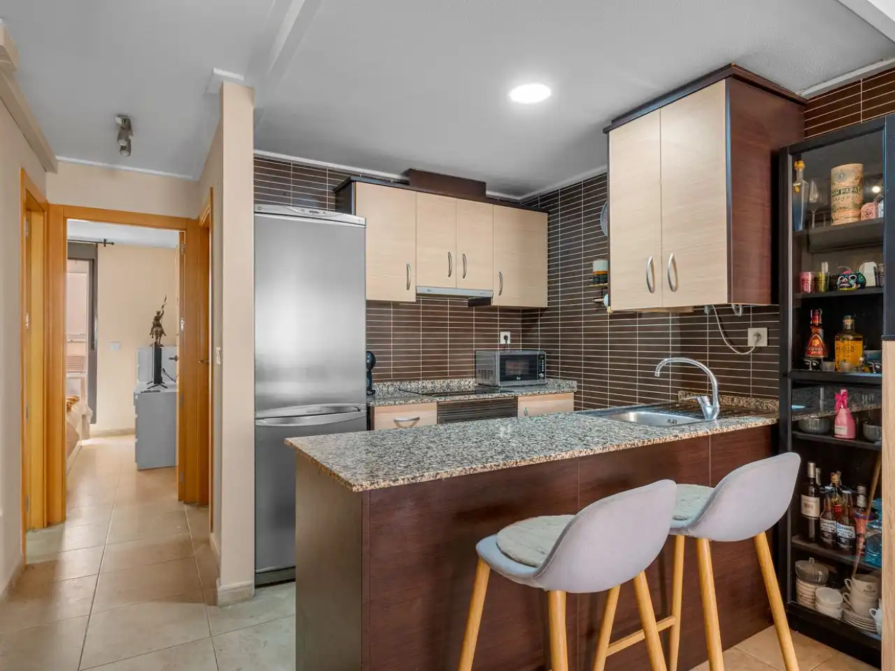 Cuina de Apartament en venda en Alicante / Alacant amb Aire condicionat, Calefacció i Terrassa