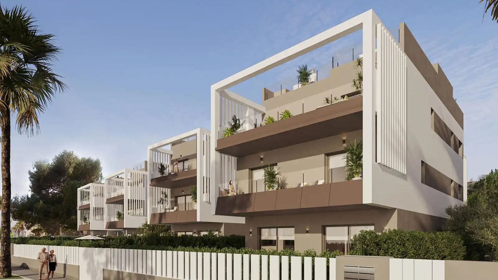 Vista exterior de Dúplex en venda en Ses Salines amb Aire condicionat, Calefacció i Jardí privat