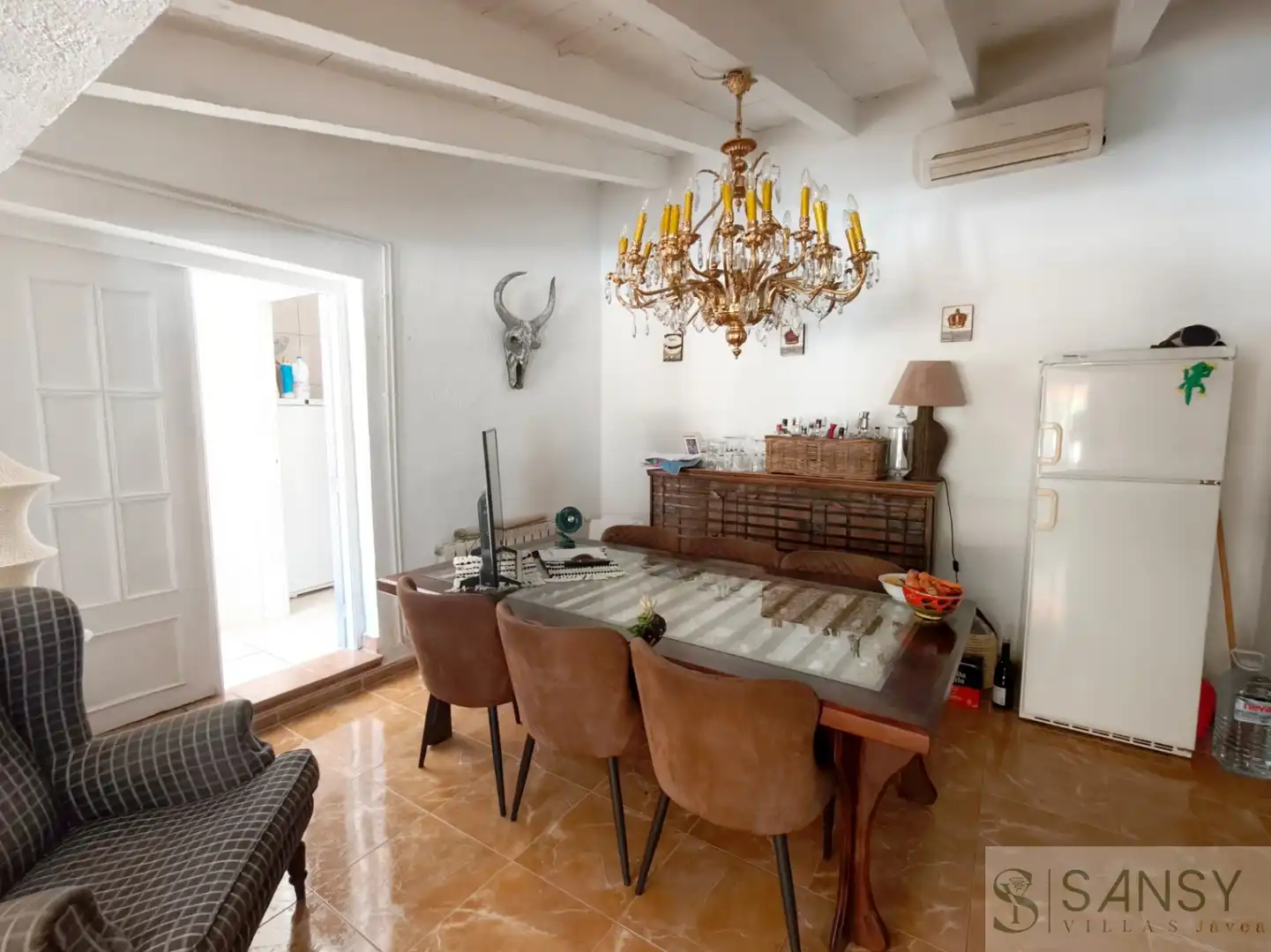 Esszimmer von Haus oder Chalet zum Verkauf in Castell de Castells mit Klimaanlage, Terrasse und Abstellraum